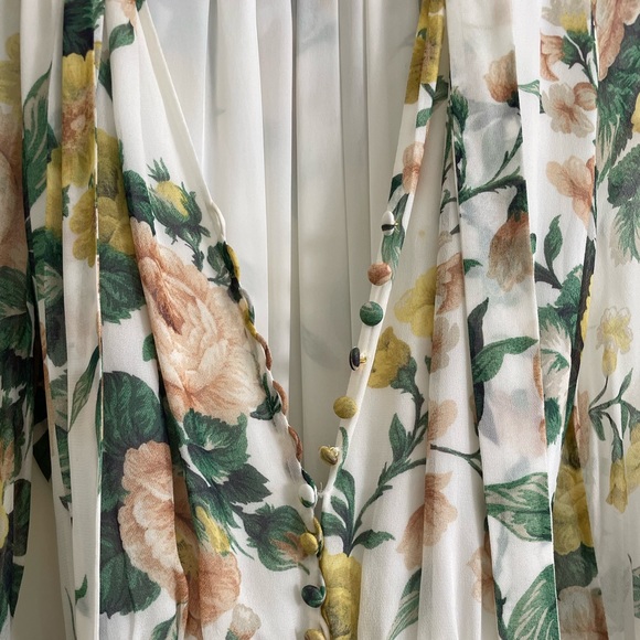 Zimmermann Zippy Floral Romper Playsuit Jumpsuit Size 1 - Picture 7 of 7